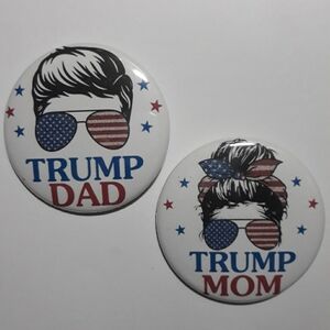 (New) Trump Dad Pinback Button Set